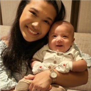 Happy mommy – Congratulations, welcome to motherhood – Baby boy turning 1