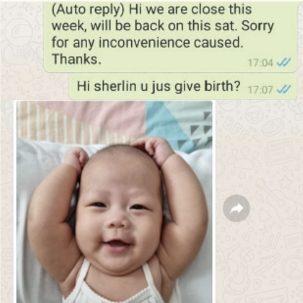 Happy mommy Sherlin! – Congratulations, welcome to motherhood – Happy baby